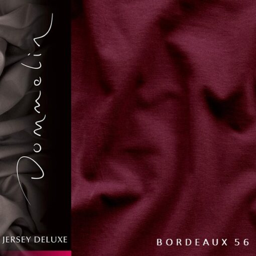 Dommelin hoeslaken Jersey Bordeaux