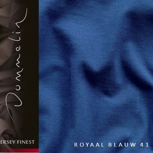 Dommelin hoeslaken jersey finest royaal blauw