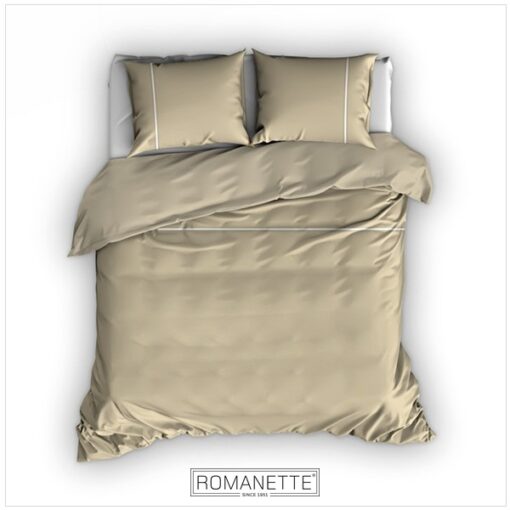 Romanette Dekbedovertrek Duchesse Zand