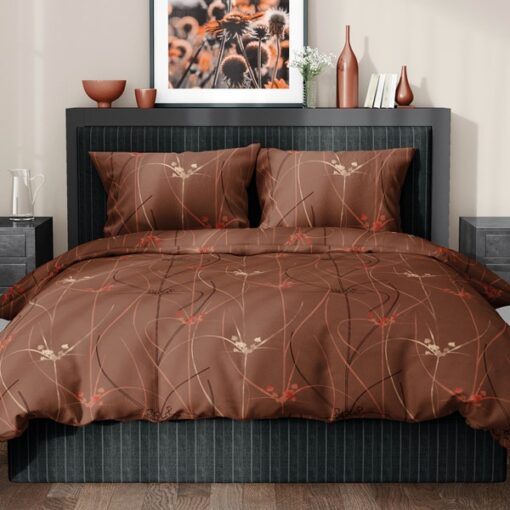 Satin d'Or Dekbedovertrek Elsa koper 240 x 200/220 cm