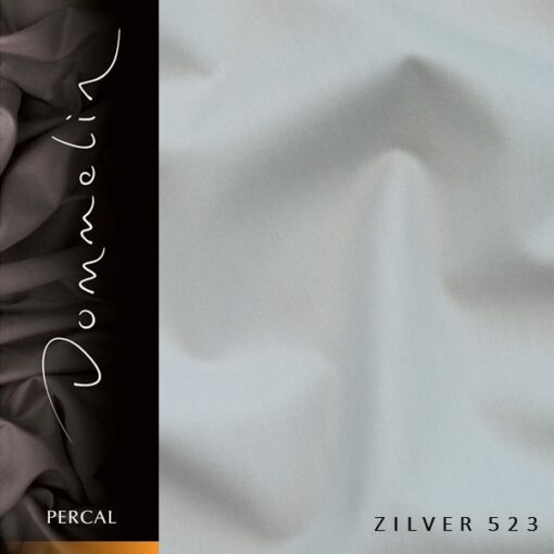 Dommelin-Dekbedovertrek-Percal-TC200-Zilver