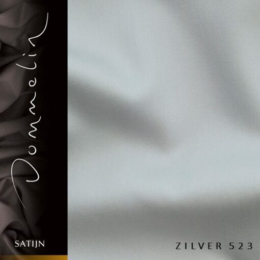 Dommelin-Dekbedovertrek-satijn-300TC-Zilver