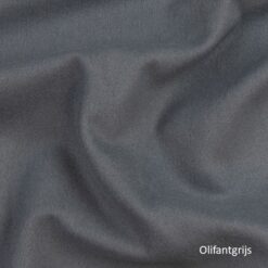 Dommelin hoeslaken - Flanel Olifantgrijs