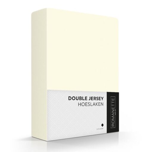 Romanette Hoeslaken Double Jersey Ivoor