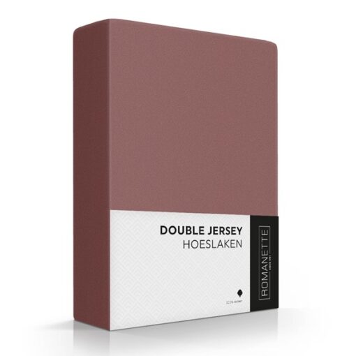 Romanette Hoeslaken Double Jersey Taupe