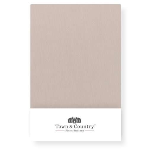 Town & Country Hoeslaken Percal Zand