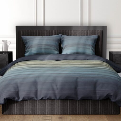 Satin d'Or Dekbedovertrek Fluvius Blauw