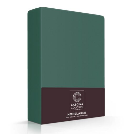 Cascina Colorini Hoeslaken Percal - Forest Green