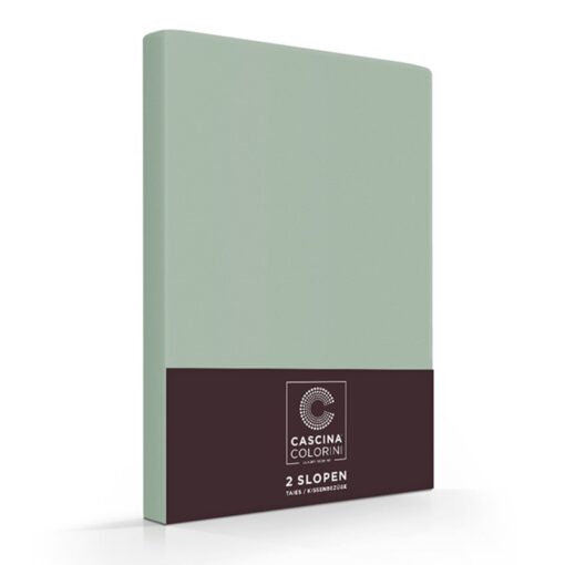Set Cascina Colorini Kussenslopen Percal - Mineral