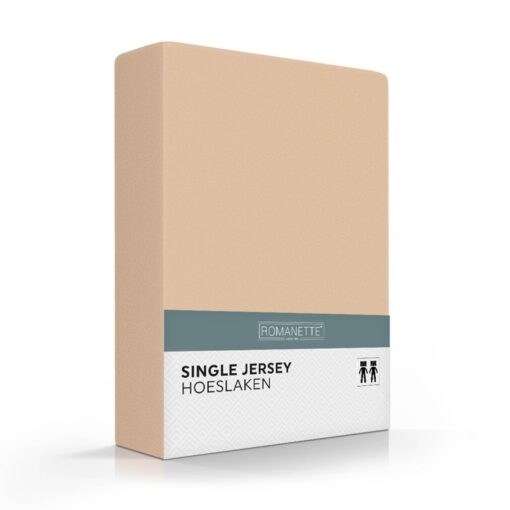 Romanette Hoeslaken Single Jersey Camel