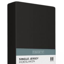 Alternative view of Romanette Hoeslaken Single Jersey Zwart
