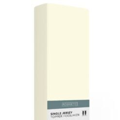 Alternative view of Romanette Topper Hoeslaken Single Jersey Ivoor