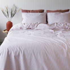 Town & Country Dekbedovertrek Newport Stripe Rosewood - Afbeelding 5