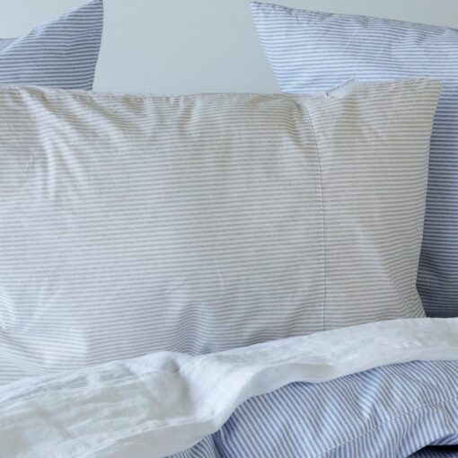 Town Country Kussensloop Newport Stripe Zand - 60 x 70 cm