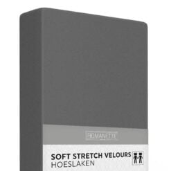 Alternative view of Romanette Hoeslaken Velours Antraciet