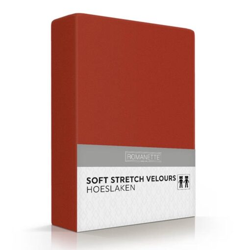 Romanette Hoeslaken Velours Terra