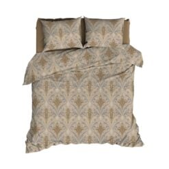Alternative view of Satin d'Or Dekbedovertrek Belgravia Beige-Grijs 240 x 200/220 cm