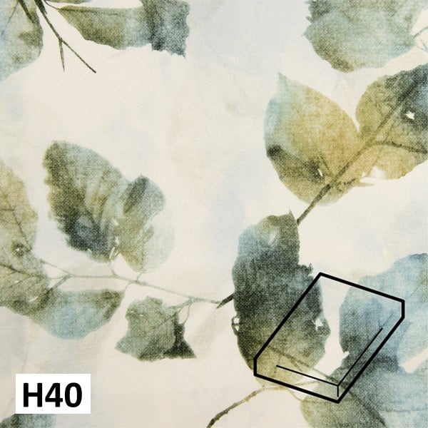 Dommelin Hoeslaken Satijn 400TC - 40 cm hoog - Fall Spargroen