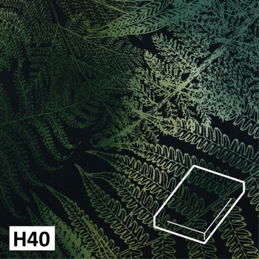 Dommelin Hoeslaken Satijn 400TC - 40 cm hoog - Dessin Verde Groen