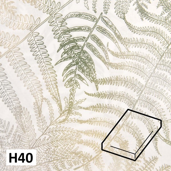 Dommelin Hoeslaken Satijn 400TC - 40 cm hoog - Verde Wit