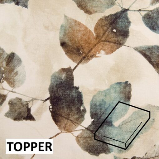 Dommelin Topper Hoeslaken Satijn 400TC - Dessin Fall Nootmuskaat