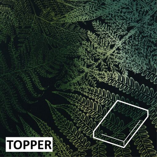 Dommelin Topper Hoeslaken Satijn 400TC - Dessin Verde Groen