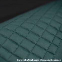 Dommelin sierkussen - Chicago Antiekgroen