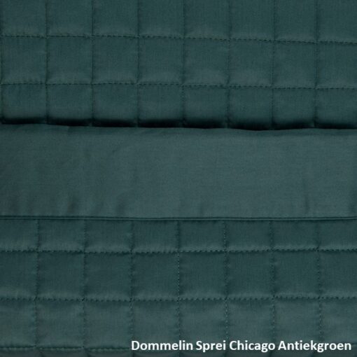 Dommelin sprei Chicago Antiekgroen