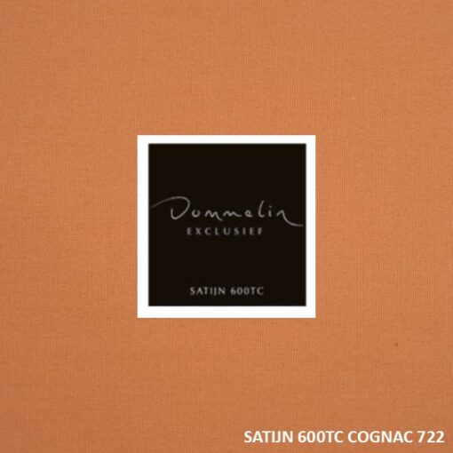 Dommelin Hoeslaken SATIJN 600TC Cognac 722