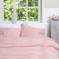 Town Country Dekbed overtrek Gingham - Rosewood