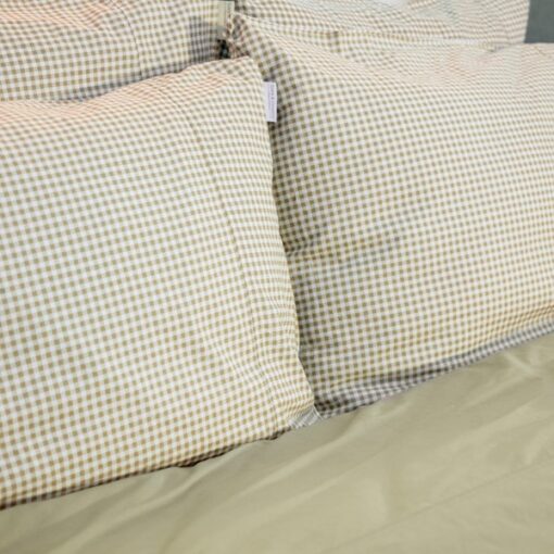 Town Country Kussensloop Gingham - Olive