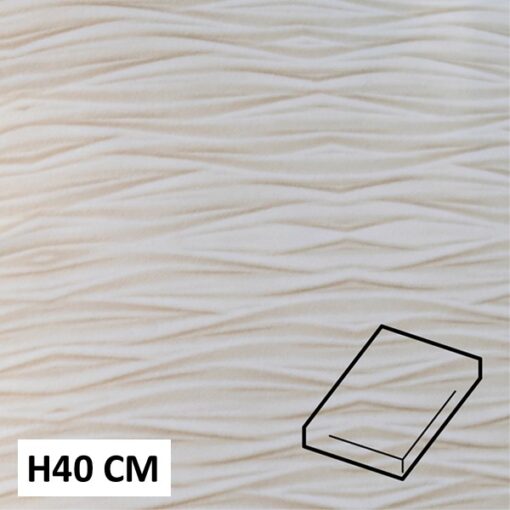 Dommelin Hoeslaken Satijn 400TC - 40 cm hoog - Mica