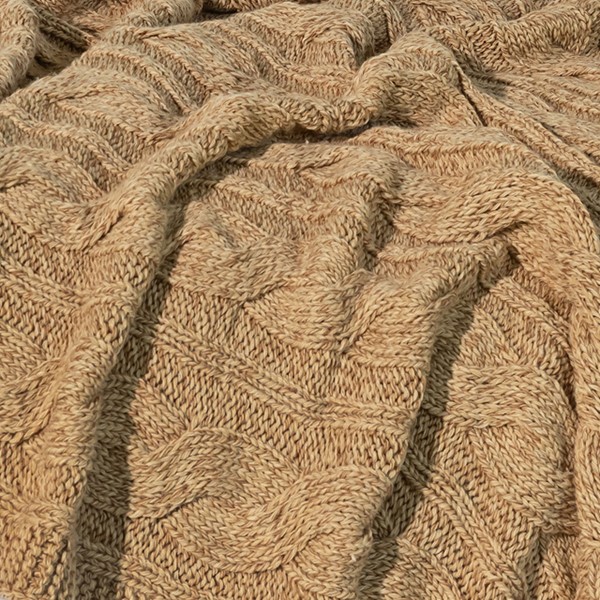 Dommelin Plaid Braid - Cappuccino - Afbeelding 6