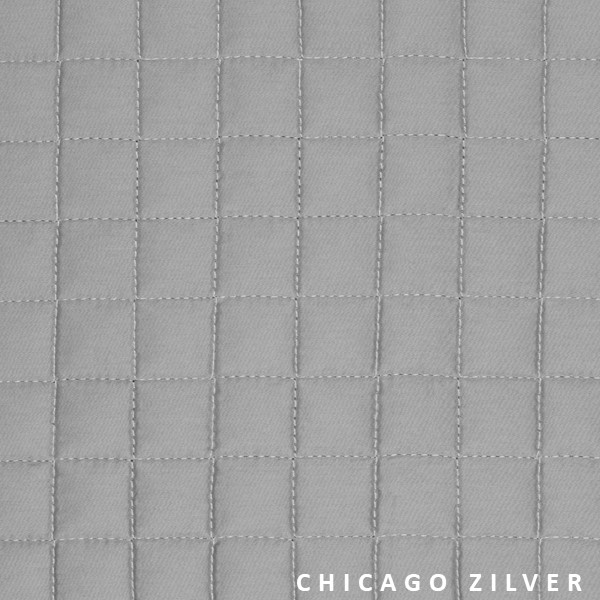 Dommelin Sierkussen Chicago Zilver - 60 x 70 cm