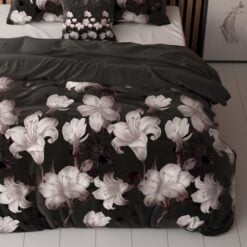 Alternative view of Sleeptime Dekbedovertrek Dark Flowers 240 x 200/220 cm
