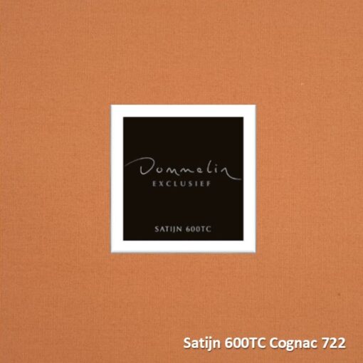 Dommelin Hoeslaken Satijn 600TC Cognac