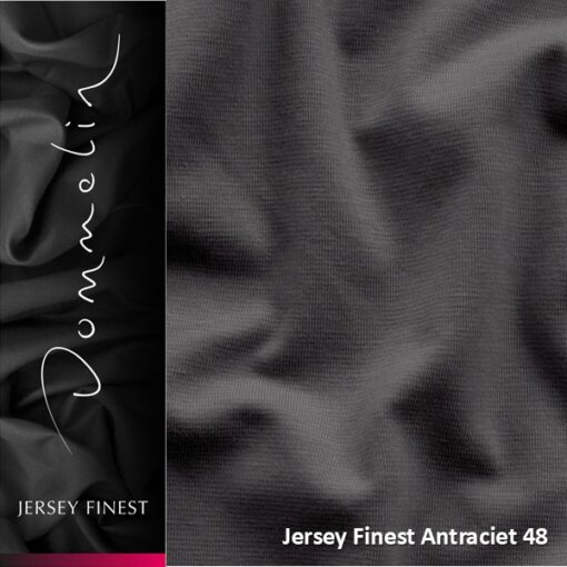 Dommelin Topper Hoeslaken Jersey Finest Antraciet (48)