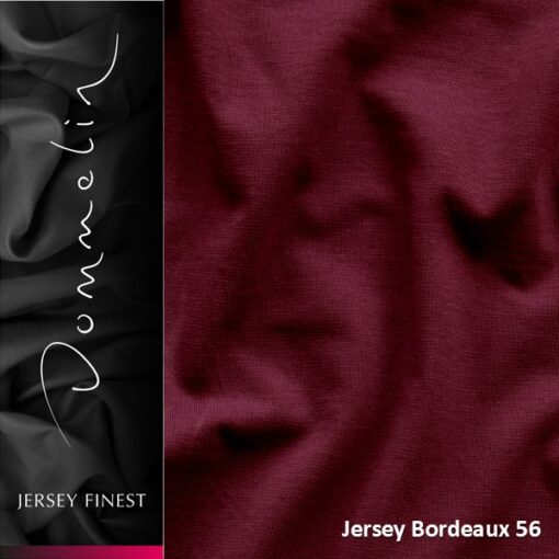 Dommelin Hoeslaken Jersey Finest Bordeaux (56)
