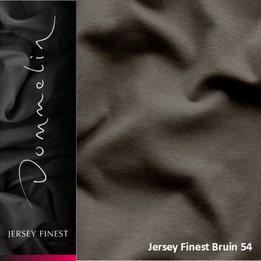 Dommelin Hoeslaken Jersey Finest Bruin (54)