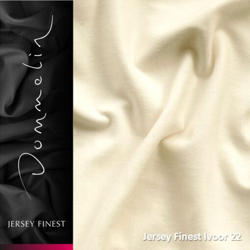 Dommelin Topper Hoeslaken Jersey Finest Ivoor (22)