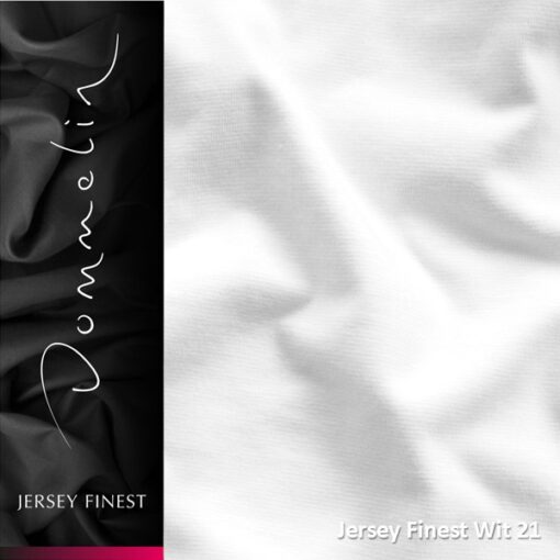 Dommelin Hoeslaken Jersey Finest Wit (21)