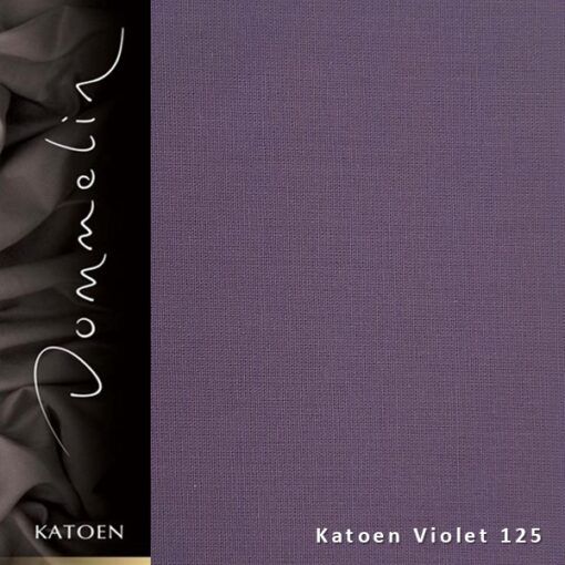 Dommelin Hoeslaken Katoen - 40 cm hoog - Violet