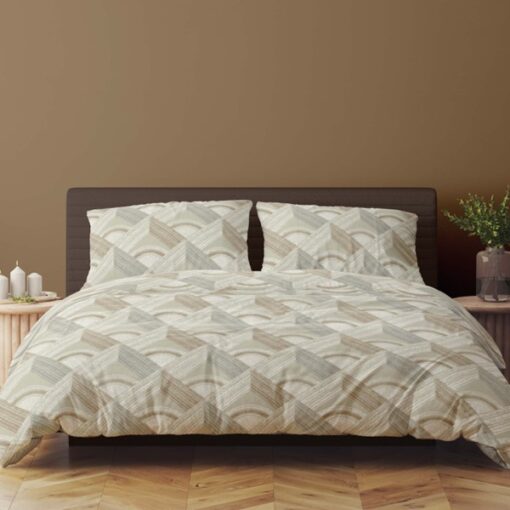 Romanette Dekbedovertrek Katoen Pantheon Beige