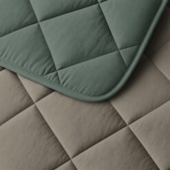 Alternative view of Lazy Dekbed Groen - Taupe 140 x 200 cm