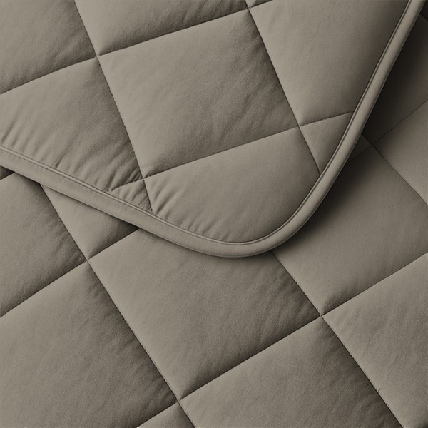 Lazy Dekbed Grijs - Taupe 200 x 200 cm - Afbeelding 3