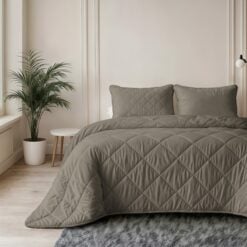 Alternative view of Lazy Dekbed Grijs - Taupe 140 x 200 cm