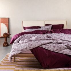 Essenza Dekbedovertrek Aziza - Egyptisch Katoen-Satijn - Mauve Wine - Afbeelding 3