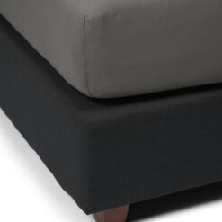 Essenza Topper Hoeslaken The Perfect Organic Jersey - Steel Grey - Afbeelding 3