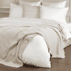 Alternative view of Dommelin Plaid Trica - Zink Truffel