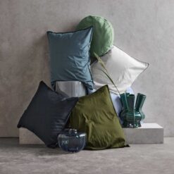 Essenza Set Kussenslopen Minte Satijn - Nightblue - Afbeelding 6